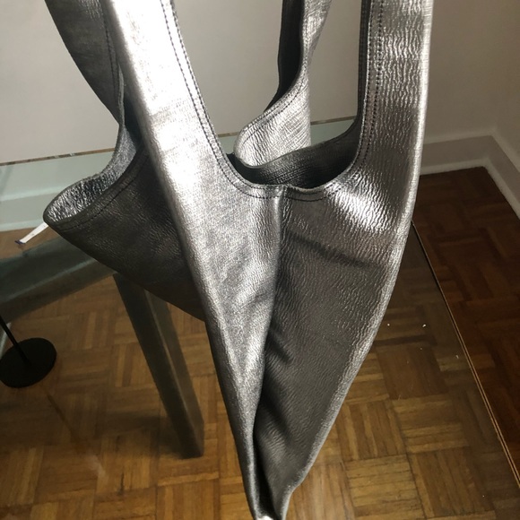 Alexander Wang Silver Leather Bag - Picture 7 of 8